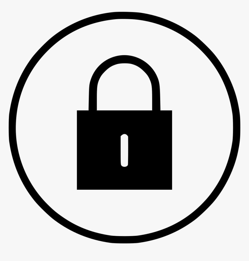 Lock Bolt Catch Secure Seal - Account And Security Icon, HD Png Download, Free Download