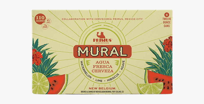 New Belgium Mural - New Belgium Mural Agua Fresca, HD Png Download, Free Download