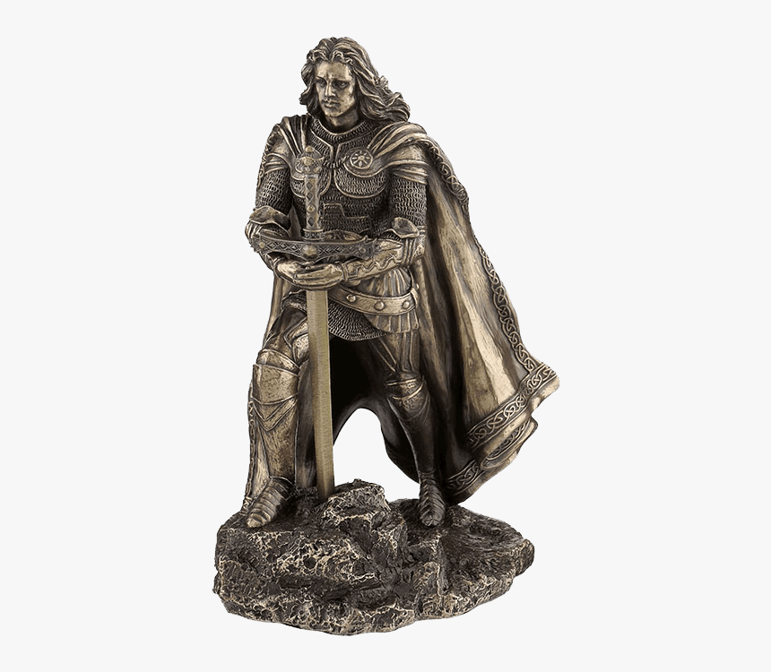 King Arthur And The Sword In The Stone Letter Opener - King Statue Png, Transparent Png, Free Download