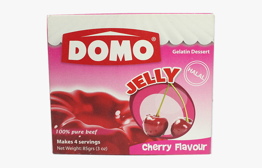 Domo Cherry Jelly 85g - Domo Jelly, HD Png Download, Free Download