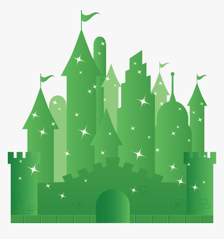 Transparent Wizard Of Oz Clipart Emerald City - Emerald City Wizard Of Oz Cartoon, HD Png Download, Free Download