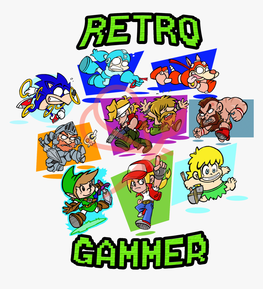 Parodia Kawai Retro Gammer, Videojuegos, Arcades, Nostalgia, - Cartoon, HD Png Download, Free Download