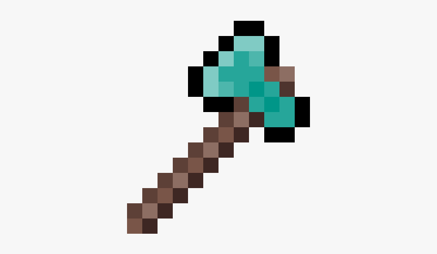 Minecraft Axe Gold, HD Png Download, Free Download