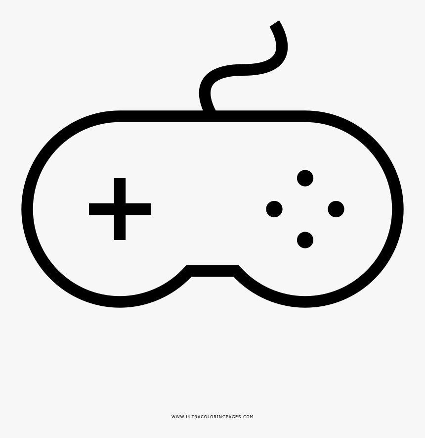 Download Video Game Controller Coloring Page - Control De ...