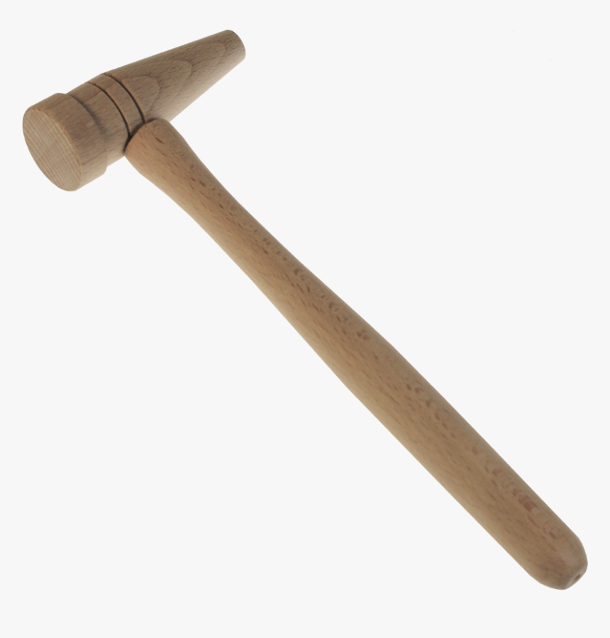 Wooden Hammer With Conic Shaped Head - Wood, HD Png Download, Free Download