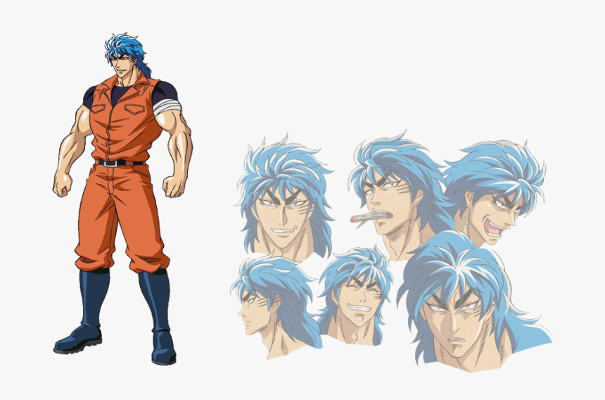 Toriko One Piece , Png Download - Cooking Anime Blue Hair, Transparent Png, Free Download