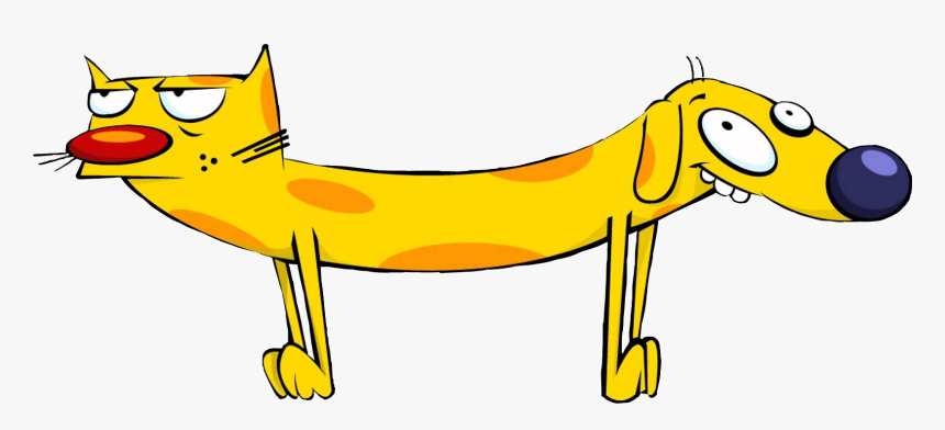 #catdog #caricature #90s - Catdog Cartoon Png, Transparent Png, Free Download