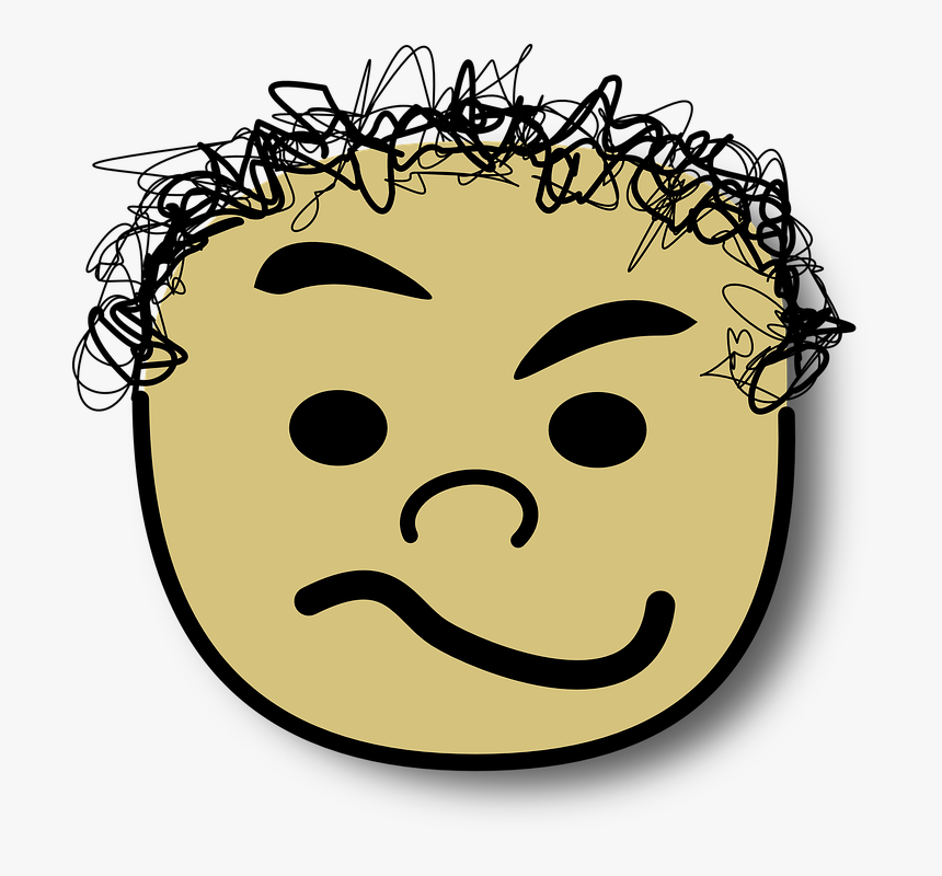 Avatar, Doubtful, Face, Grin, Head, Think - Doubtful Face, HD Png Download, Free Download