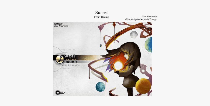 Deemo 2.0 Alex Vourtsanis Sunset, HD Png Download, Free Download