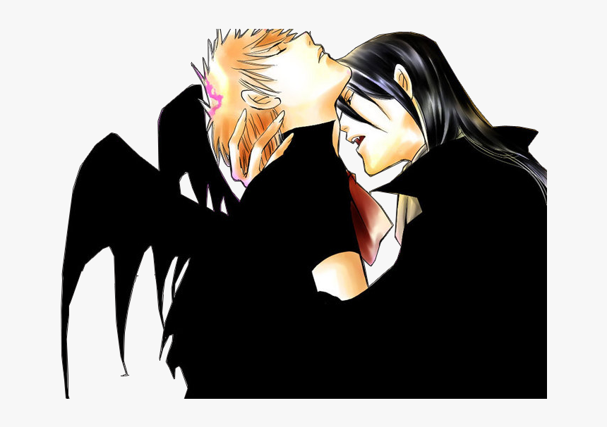 Png-byakuya X Ichigo - Bleach Byakuya X Ichigo Yaoi Fanfiction, Transparent Png, Free Download