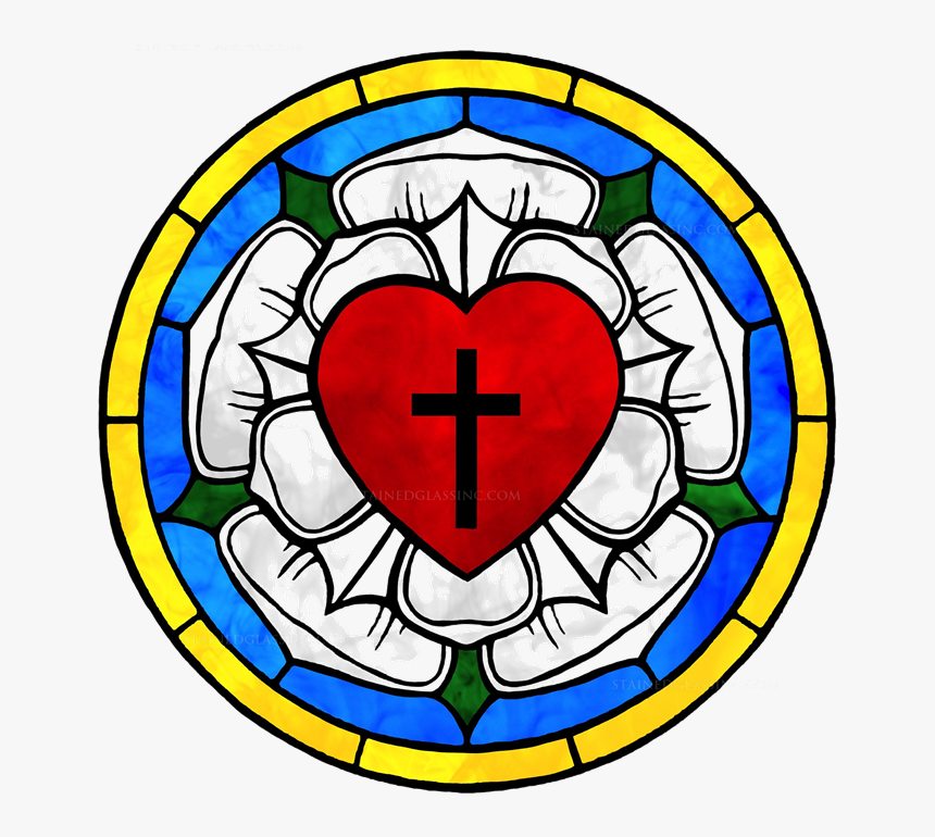 Luther Rose Png , Png Download - Stained Glass Lutheran Rose, Transparent Png, Free Download