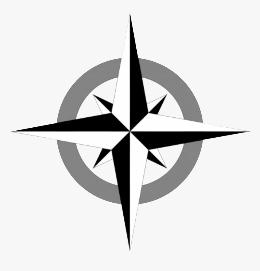 Compass Rose Clip Art - Compass Rose Vector Free, HD Png Download, Free Download