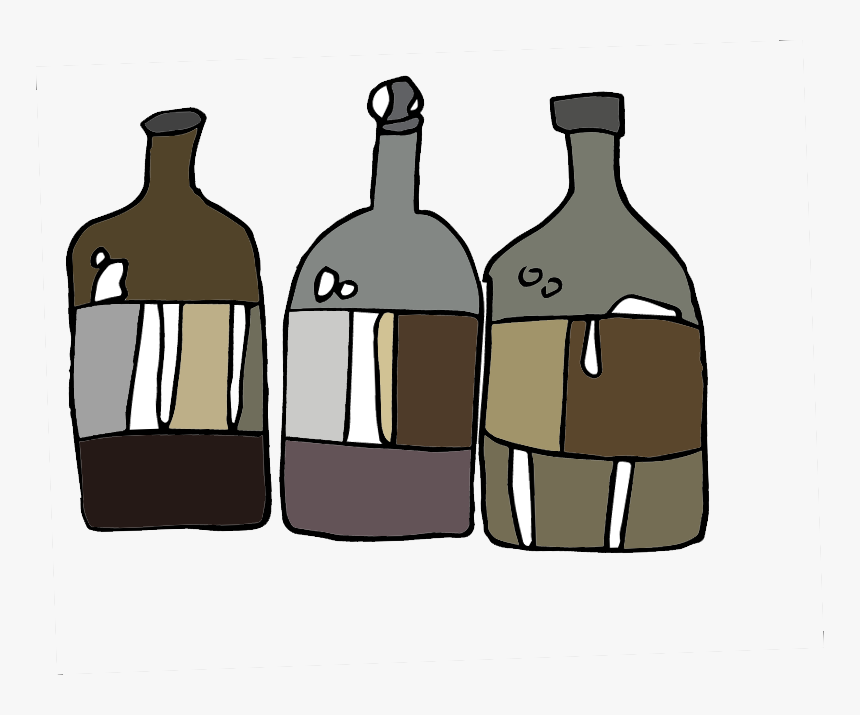 Bottles Icon - Glass Bottle, HD Png Download, Free Download