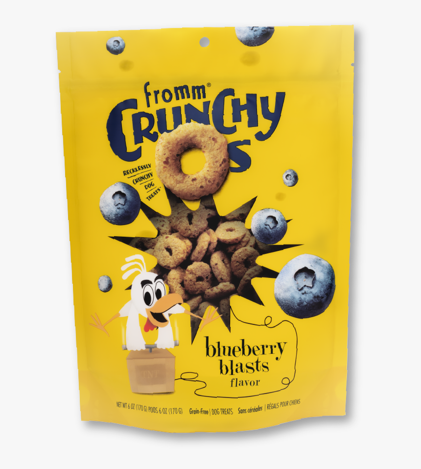 Blueberry Blasts - Fromm Crunchy O's Dog Treats, HD Png Download, Free Download