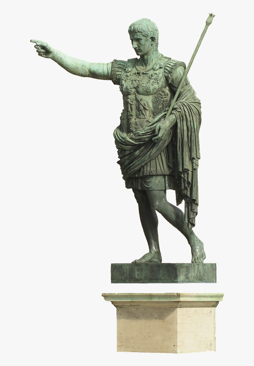 Statue, Caesar, Augustus, Gaius, Octavius Thurinus - Roman Forum, HD Png Download, Free Download