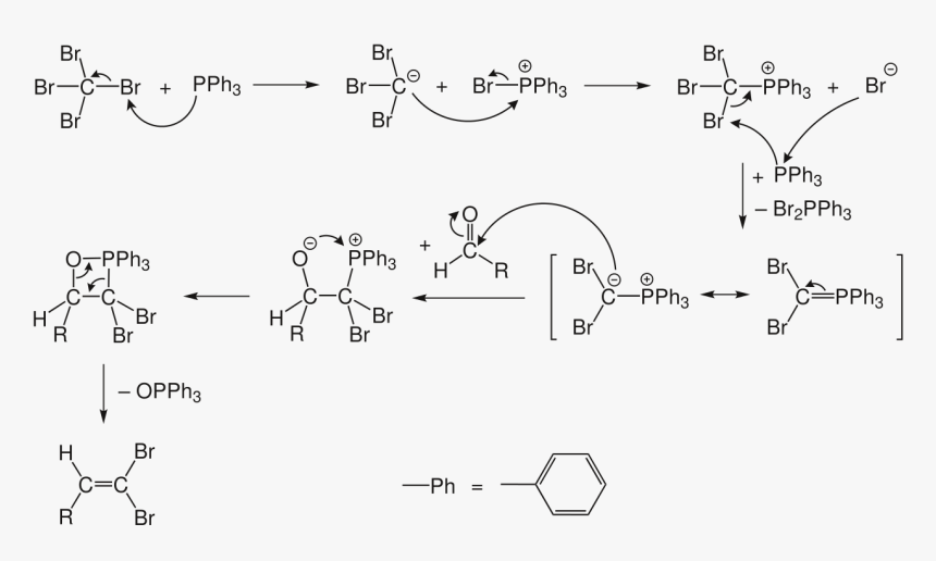 Corey Fuchs Reaction Mechanism With Nitrogen, HD Png Download, Free Download