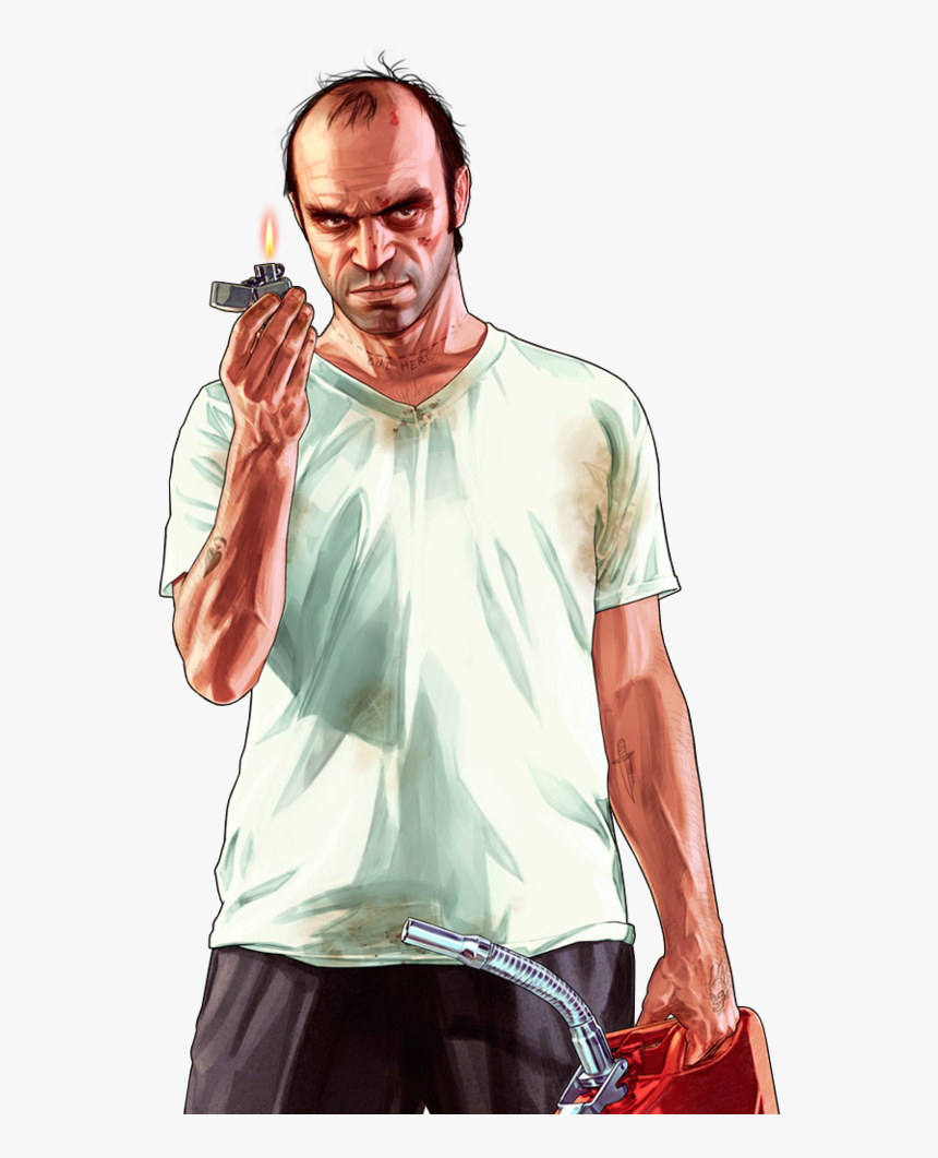 Gta 5 Characters Drawing, HD Png Download, Free Download