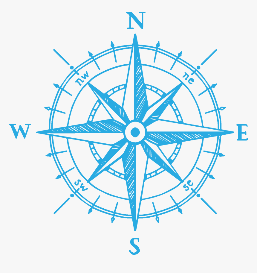 Compass Compass Rose Png Transparent Background - Compass Rose Png, Png Download, Free Download