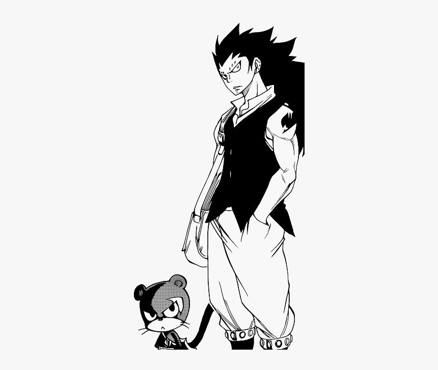 Gajeel Transparent, Png - Gajeel And Pantherlily Manga, Png Download, Free Download