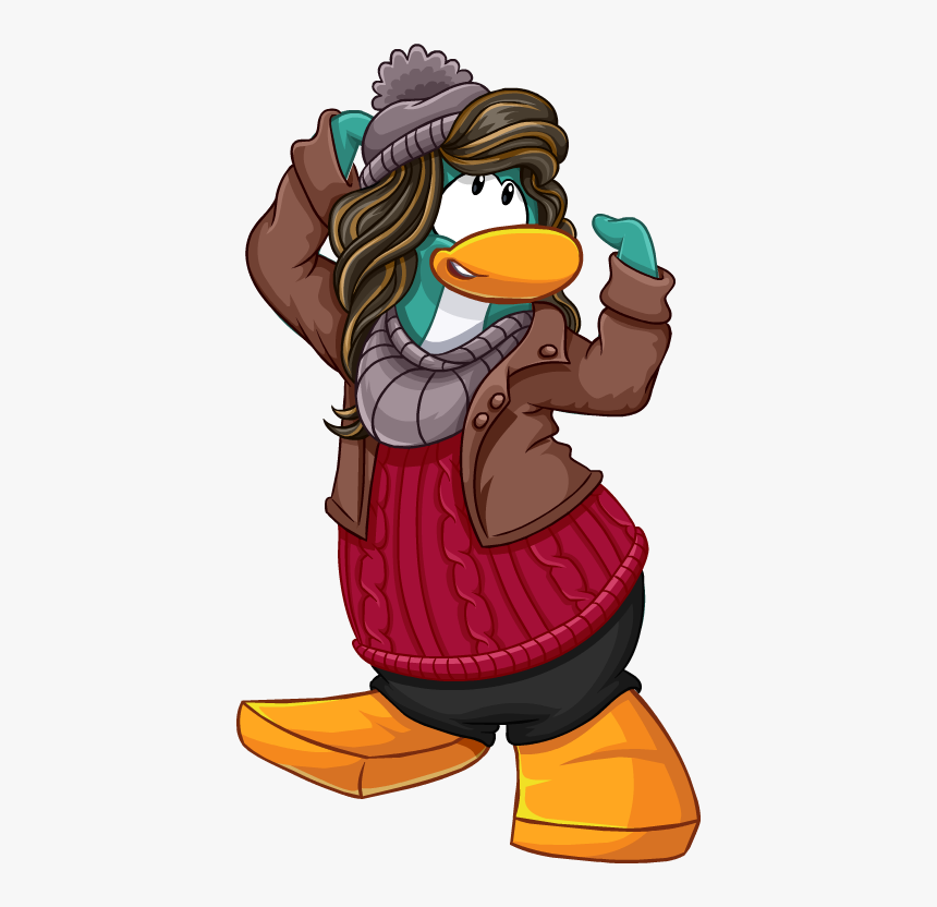 Aqua Penguin2 - Club Penguin Penguins In Animated, HD Png Download, Free Download