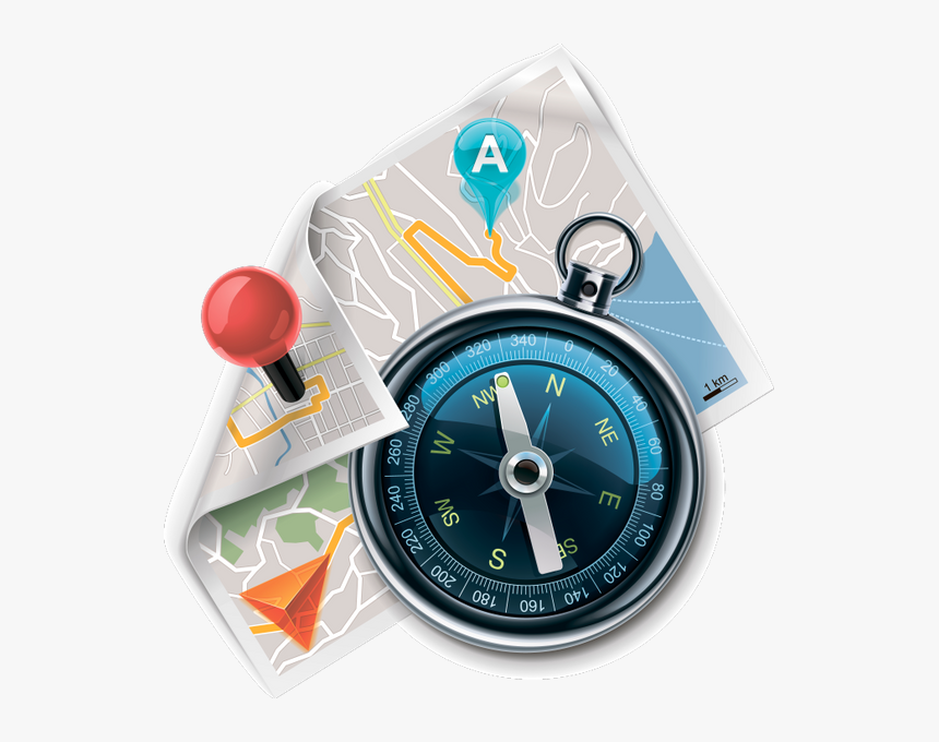 Карта, Компас, Навигация, Map, Compass, Karte, Kompass, - Transparent Background Compass Png Hd, Png Download, Free Download