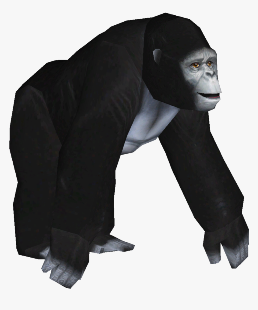 Mountain Gorilla , Png Download - Zoo Tycoon 2 Paranoia Bigfoot, Transparent Png, Free Download