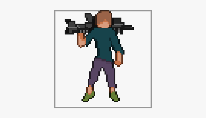 Primer Pixel Art - Assault Rifle, HD Png Download, Free Download