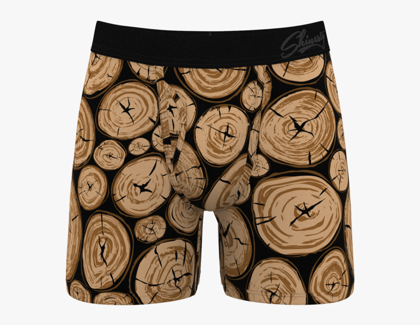 Mens Christmas Morning Wood Boxer Briefs - Board Short, HD Png Download, Free Download