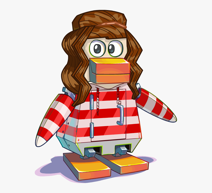 Meggbot - Club Penguin Mascbots, HD Png Download, Free Download