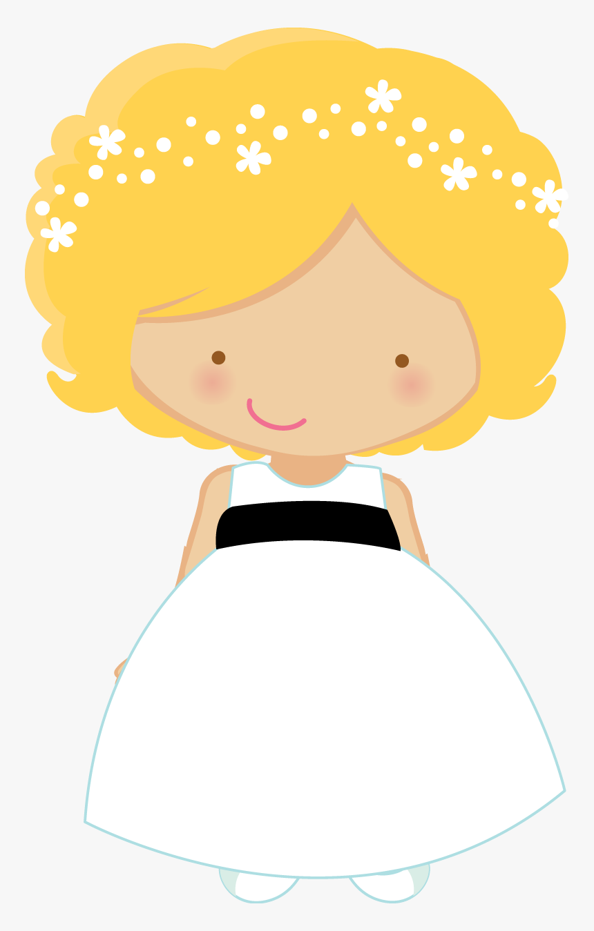 Flower Girl And Ring Bearer Clipart - Daminha Png, Transparent Png, Free Download