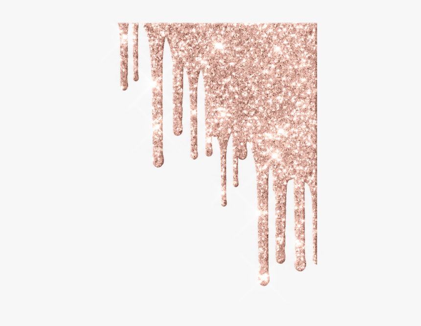 Glitter Gold Drip Png, Transparent Png - kindpng