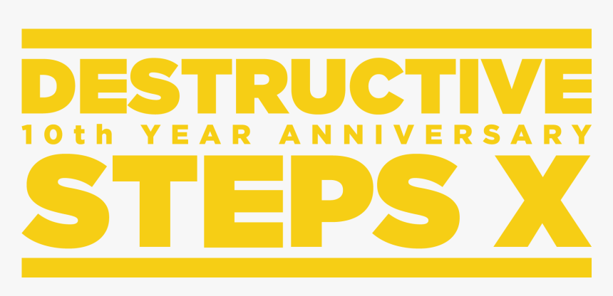Destructive Steps 10 Logo - Graphic Design, HD Png Download, Free Download