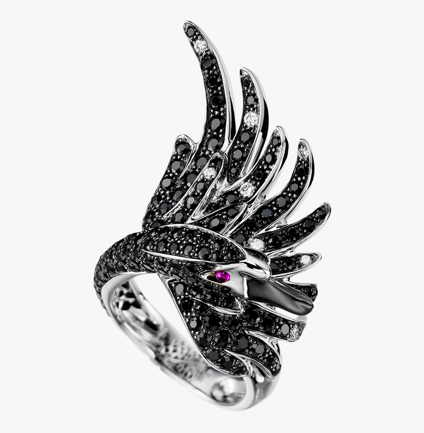 Black Girl In The Ring - Boucheron Swan Ring, HD Png Download, Free Download