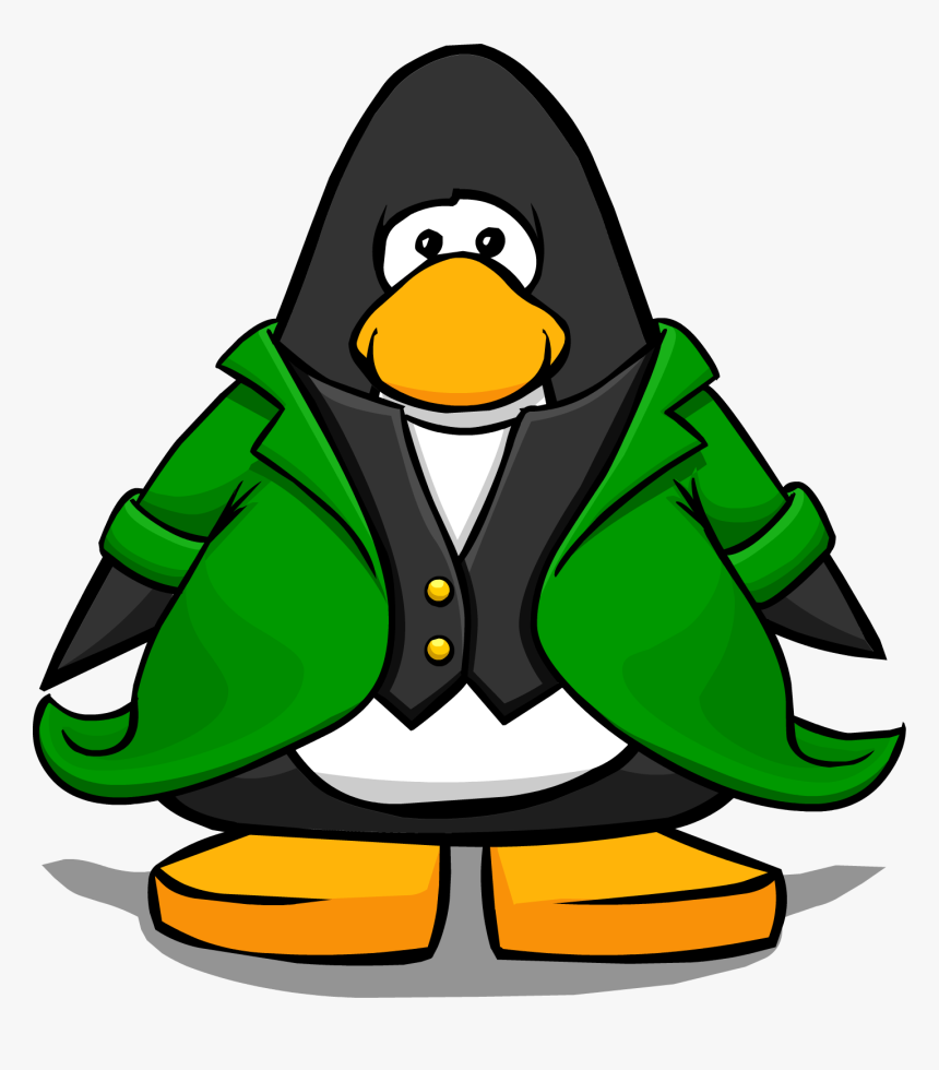 Leprechaun Tuxedo From A Player Card - Club Penguin Black Belt, HD Png Download, Free Download