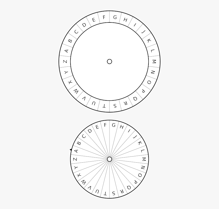 Caesar Cipher Template Caesar Cipher 3 Wheel Template HD Png