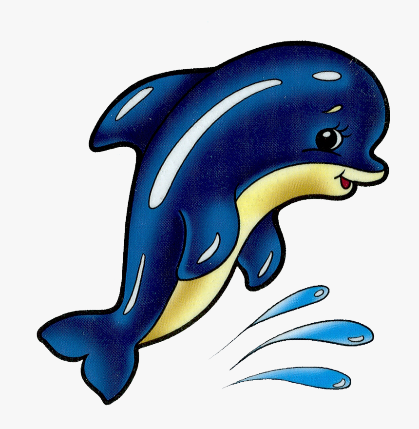 Transparent Dolphins Clipart - Delfin Bebe Dibujo, HD Png Download, Free Download