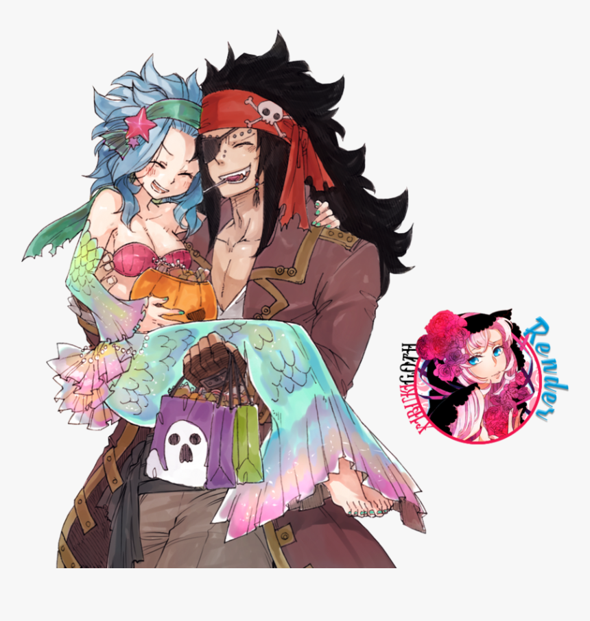 Levy And Gajeel Halloween, HD Png Download, Free Download