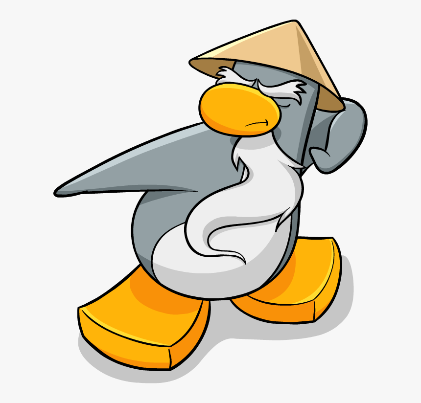 Club Penguin New Shadow Dojo Swf"s - Sensei From Club Penguin, HD Png Download, Free Download