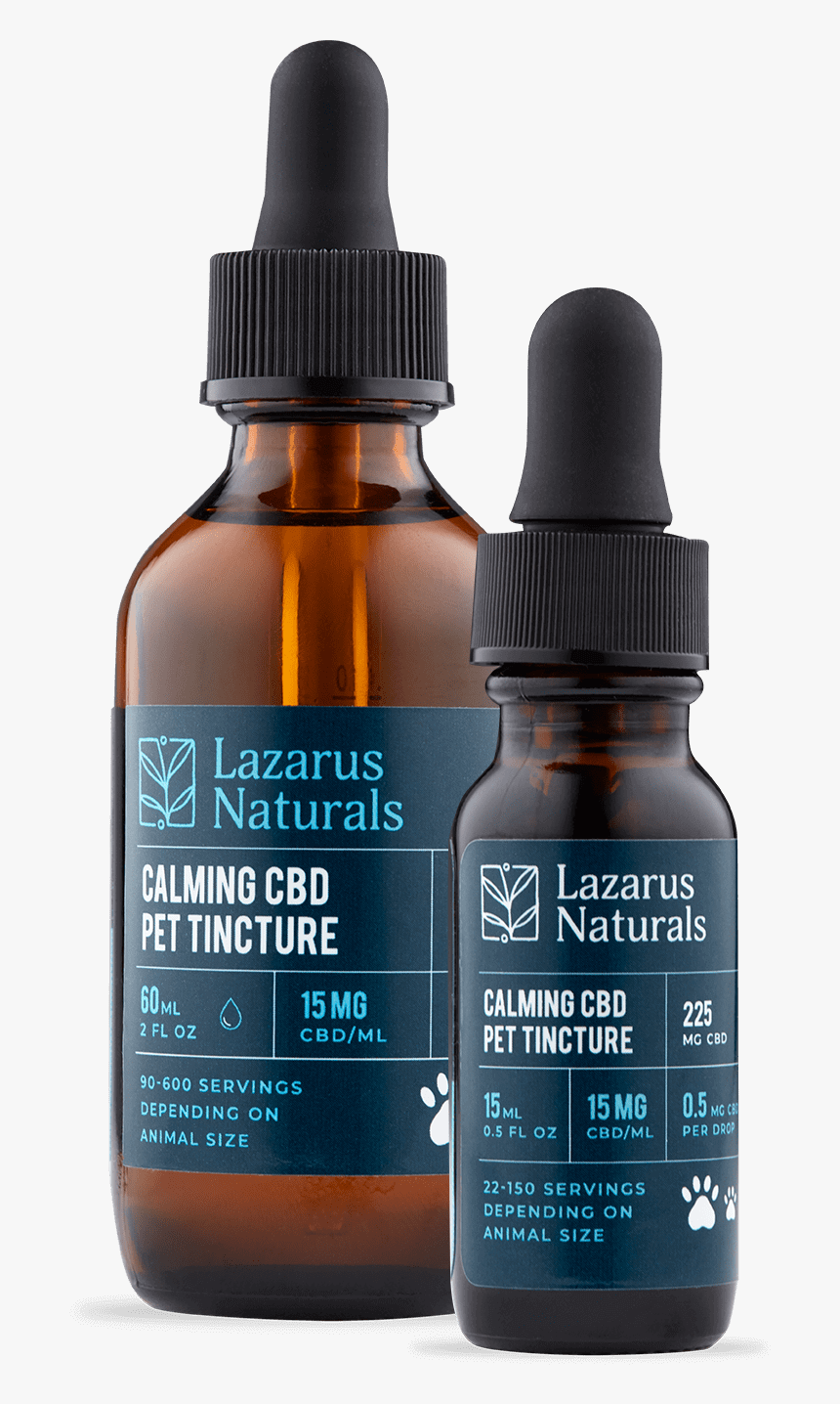 Recipe For Cbd Oil Dog Treats - Lazarus Naturals Pet Cbd Tincture, HD Png Download, Free Download