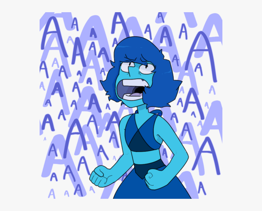 Blue Cartoon Vertebrate Fictional Character Art Azure - Screaming Lazuli, HD Png Download, Free Download