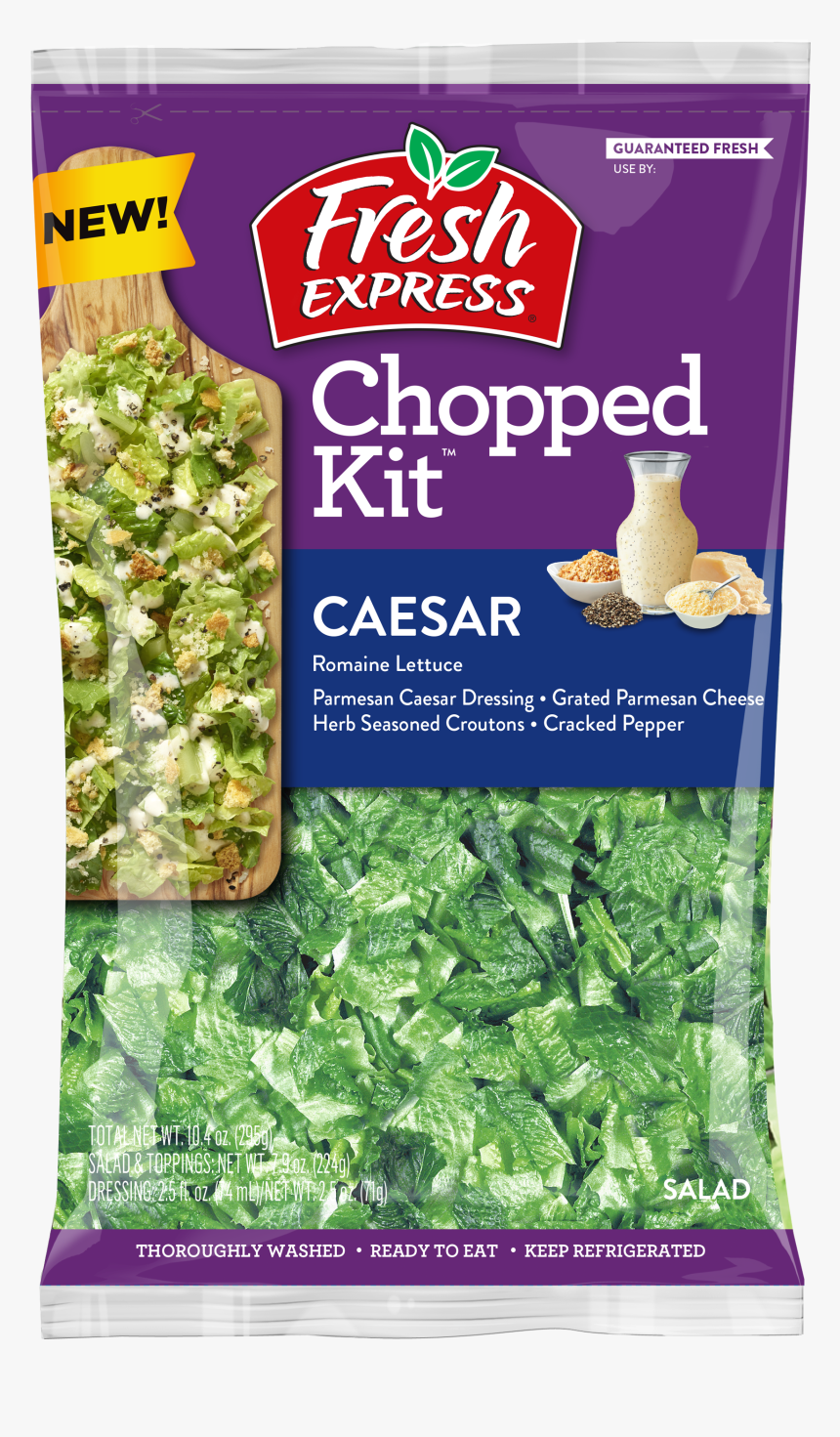 Caesar Chopped Kit™ - Fresh Express Chopped Caesar Salad Kit, HD Png Download, Free Download