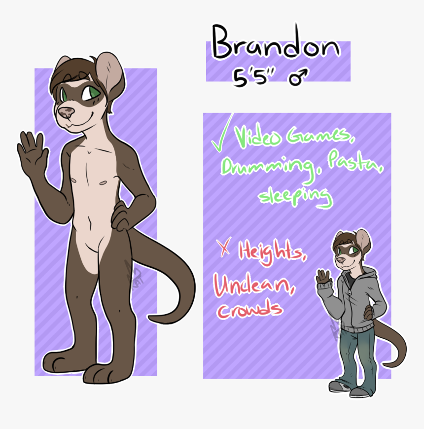 Brandon Reference - Cartoon, HD Png Download, Free Download