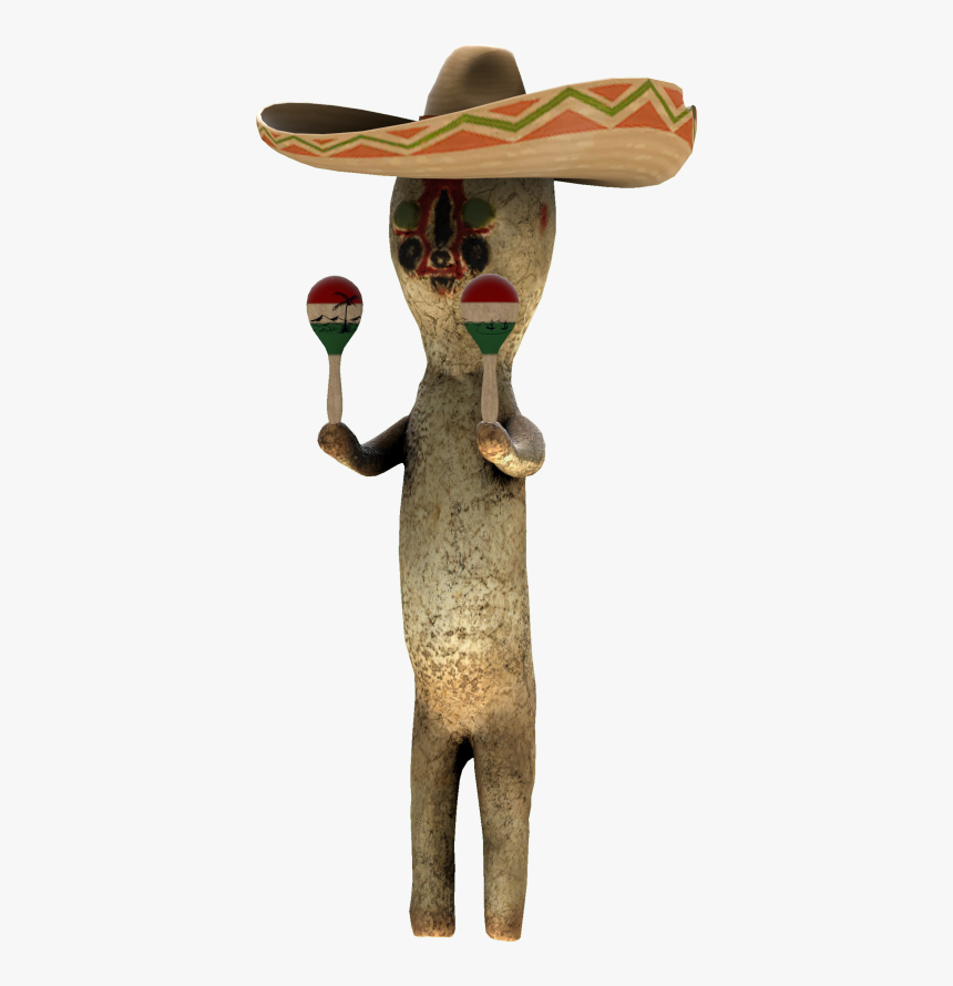 Scp 173 With Sombrero, HD Png Download, Free Download