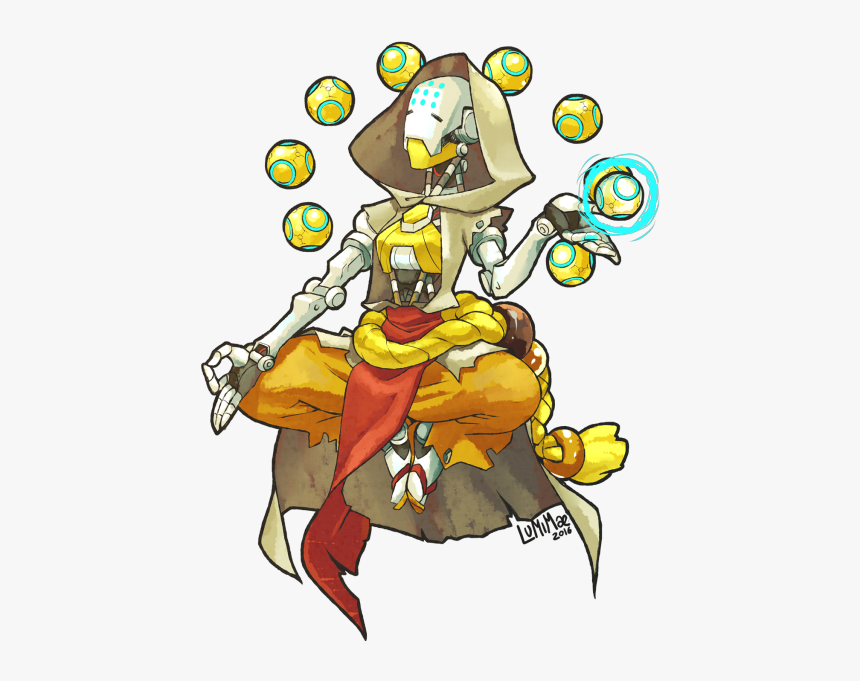 Zenyatta Genderbend - Zenyatta Png, Transparent Png, Free Download