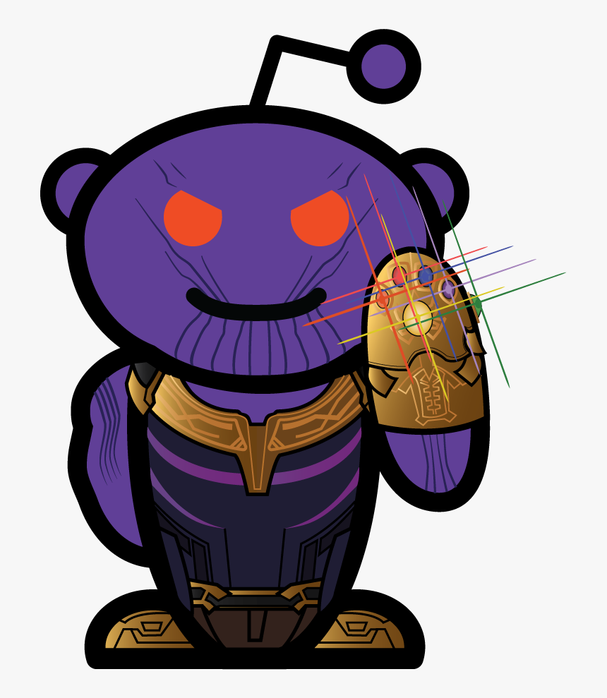 Thanos Snap Reddit Badge, HD Png Download, Free Download