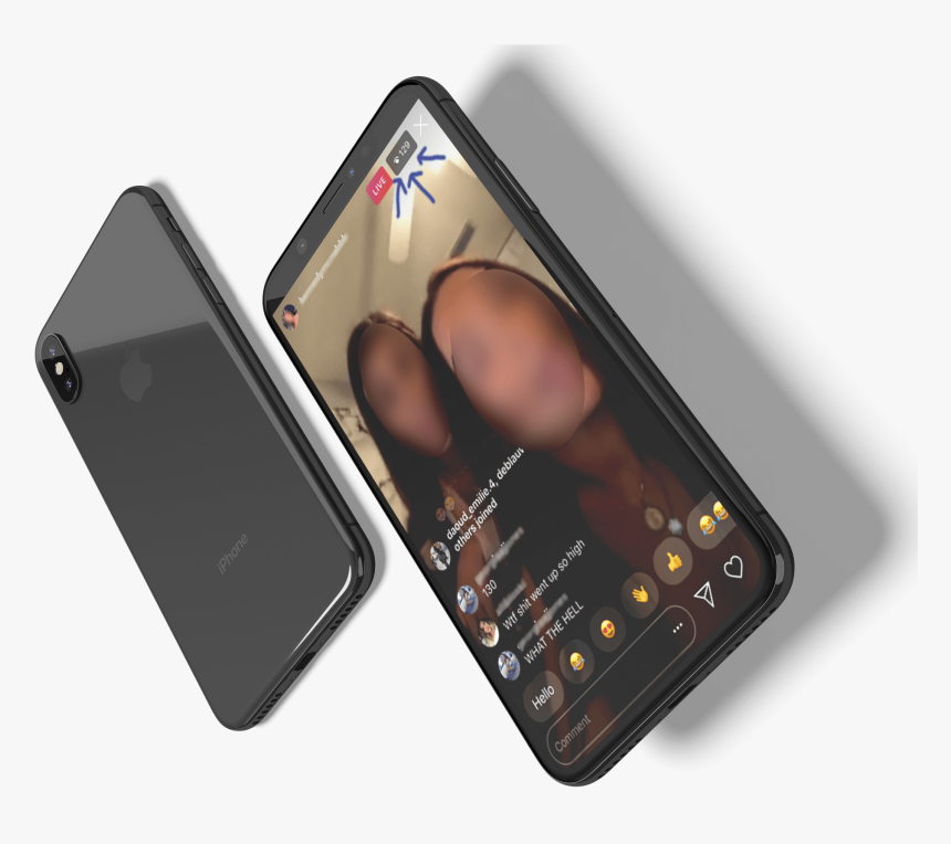 Buy Instagram Live Video Views - Smartphone, HD Png Download, Free Download