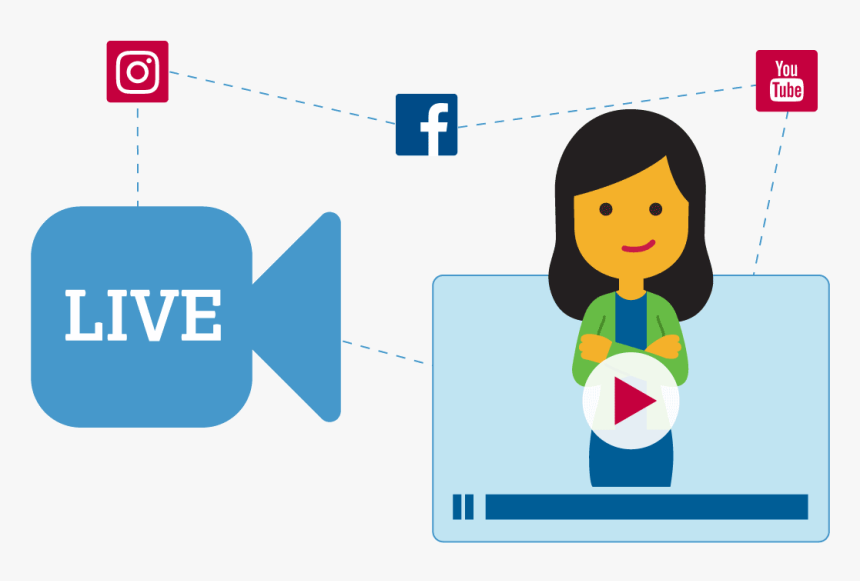 Live Video Graphic - Youtube, HD Png Download, Free Download