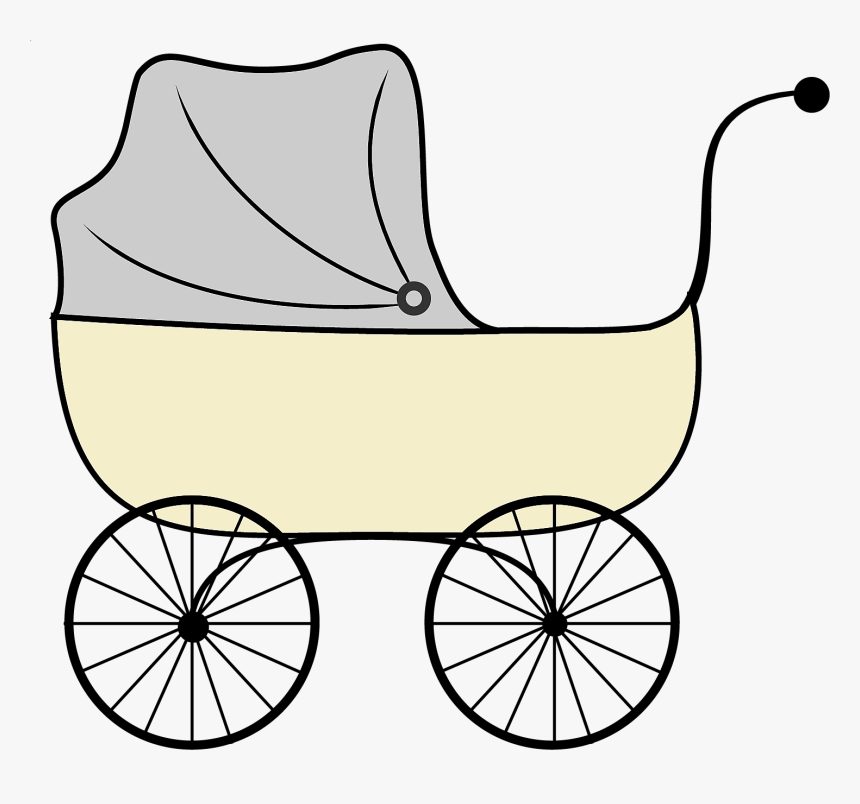 Topic For Old Buggy - Clipart Stroller, HD Png Download, Free Download