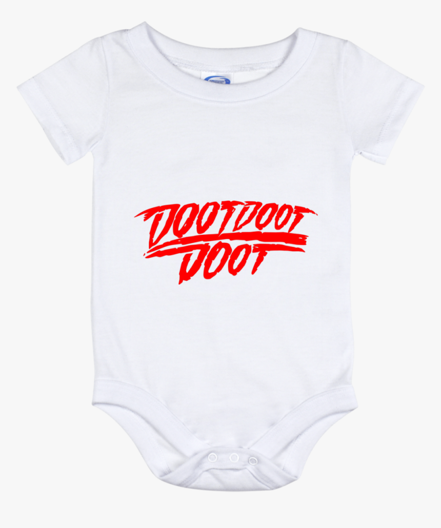 Doot Doot Doot Baby Onesie 12 Month - Orange, HD Png Download, Free Download