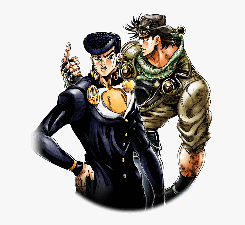 Unit Josuke Higashikata And Joseph Joestar - Joseph Joestar And Josuke, HD Png Download, Free Download